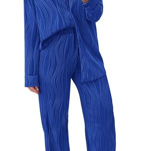 Elegant Blue Women's Jumpsuit